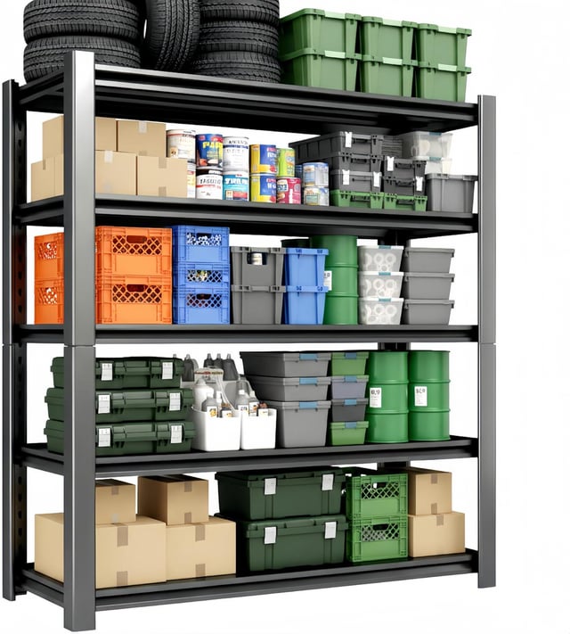 3500 LBS Heavy Duty Garage Shelving (Rated 3500 LBS)