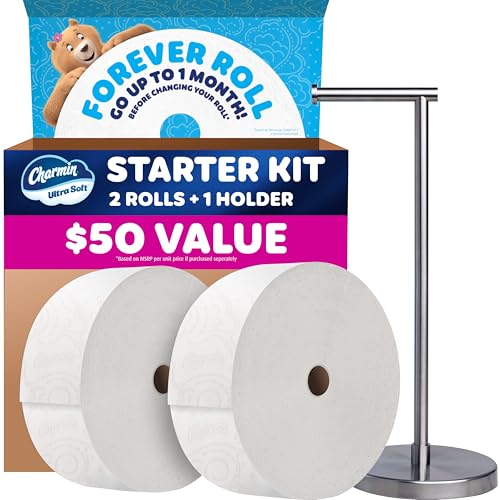 Charmin Toilet Paper Ultra Soft, Forever Roll Starter Kit