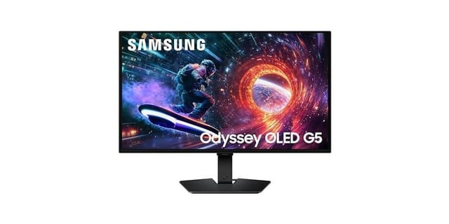 Factory Reconditioned Samsung 27" 2K QD-OLED 180Hz Monitor LS27FG500SNXZA