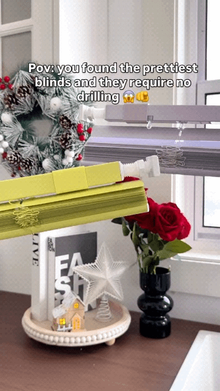 No-Drill Cordless Blackout Cellular Shades