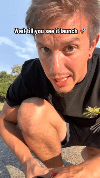 Motorized Space Rocket Toy for Outdoor Fun