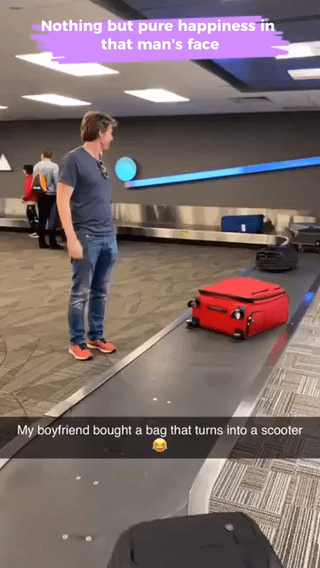 Skateboard Suitcase for Fun & Easy Airport Travel