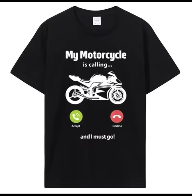 Motorcycle is calling T Shirt funny