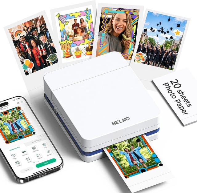 Mini Portable Instant High-Quality Photo Printer