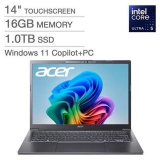 Cert. Refurbished Acer Aspire 14" AI Copilot+PC Laptop - 14" (1920 x 1200) Touch Display, Intel Core Ultra 5 226V, Intel ARC 130V, 16GB RAM, 1TB SSD, Now