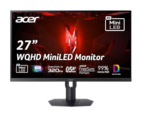 Acer Nitro XV275U F3 27" 2560 x 1440 320 hz IPS MiniLED