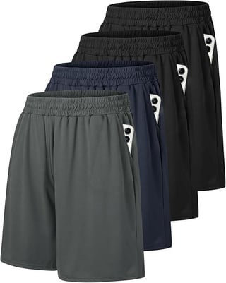 58% LIMITED TIME OFF on a Fast Selling 4-Pack Men's Athletic Gym & Basketball Shorts – Now