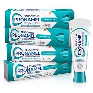 4-Pk 4-Oz Sensodyne Pronamel Fresh Breath Enamel Toothpaste (Fresh Wave)