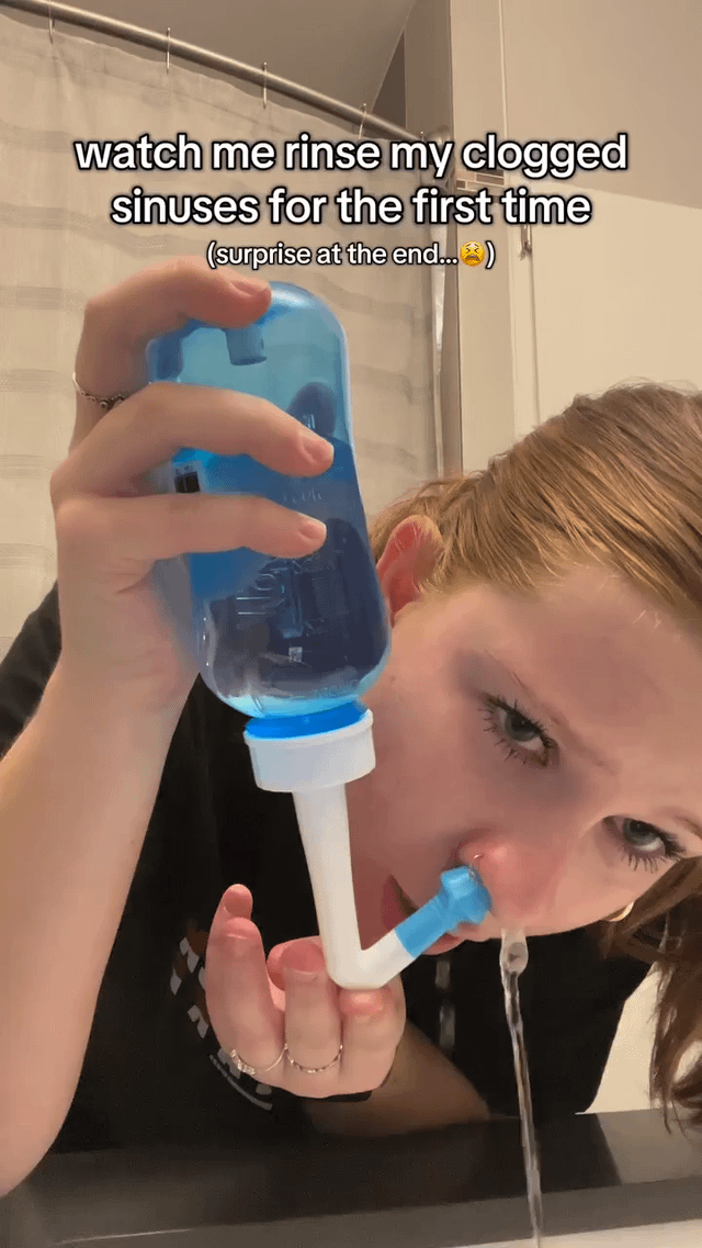Nasal Irrigator Bottle for Daily Sinus Cleaning