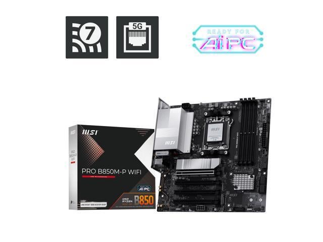 MSI PRO B850M-P WIFI + Free 512gb T-Force G50 NVMe ~