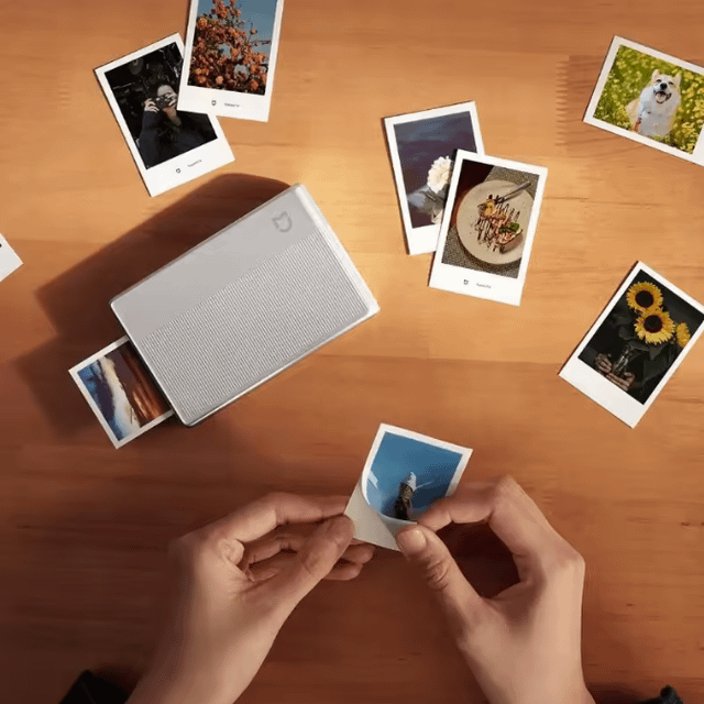 Global Version Xiaomi Portable Pocket Photo Printer 1S Wireless Bluetooth Thermal Print AR Video ZINK Self-adhesive Color