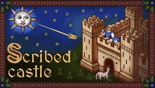Scribed castle (15% off / 3.39$)