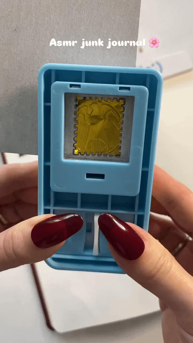 Postage Stamp Shape Paper Punch for Scrapbooking