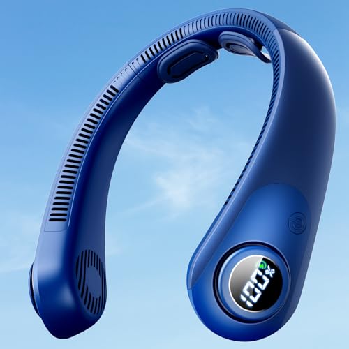 Portable Neck Fan With LED Display