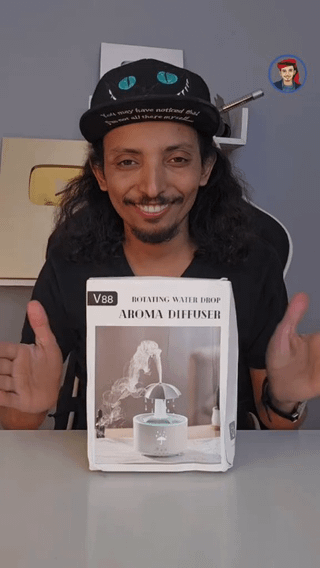 UFO Umbrella Rain Humidifier & Essential Oil Diffuser with RGB LED Lights