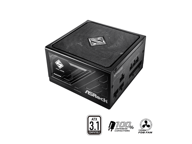 ASRock Steel Legend SL-650G 650W Fully Modular Power Supply 10 Year Warranty
