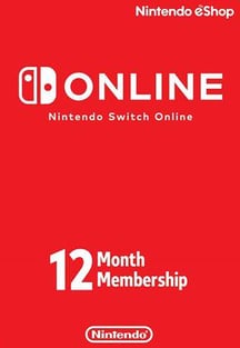 Nintendo Switch Online 12-Month Individual Membership (Digital Code)