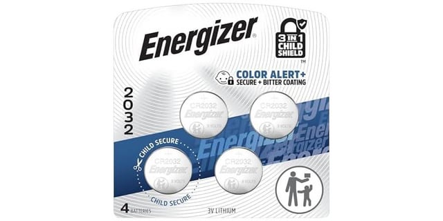 4 pack Energizer 2033 batteries