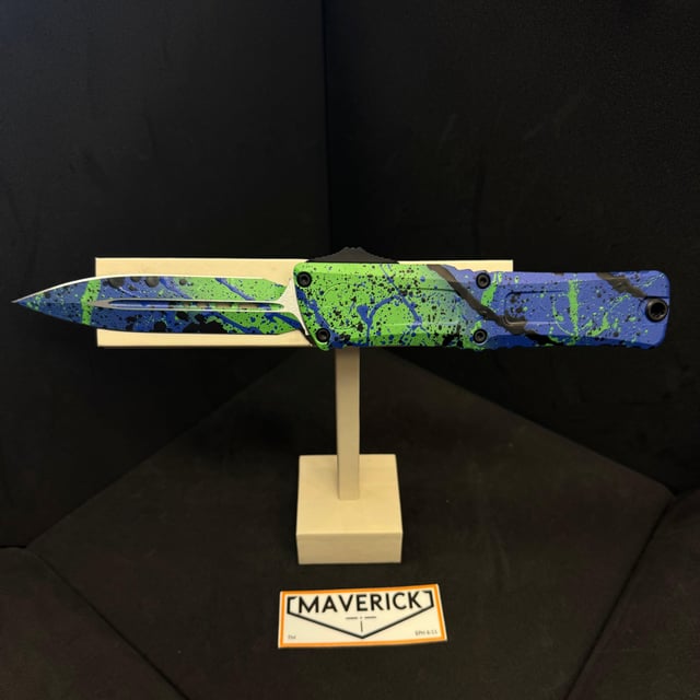 Microtech Combat Troodon Signature Series Paint Splatter Multiple Variants Now