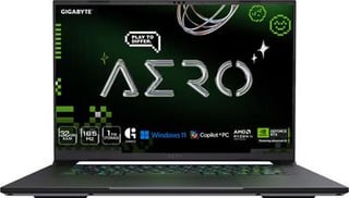 GIGABYTE AERO X16 Copilot+ PC Gaming Laptop - 16" 165Hz (2560x1600) WQXGA Display, AMD Ryzen AI 7 350, NVIDIA GeForce RTX 5070, 32GB DDR5 RAM, 1TB SSD, Lunar White. Now