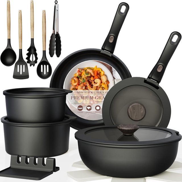 40% LIMITED TIME OFF on a 21-Piece Nonstick Pots & Pans Set (Astercook) – Now
