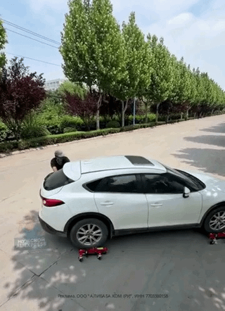 Hydraulic Wheel Dolly for Easy Vehicle Moving
