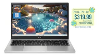 Cert. Refurbished Acer Aspire 3 A315 Laptop: 15.6" FHD IPS LCD Display, Ryzen 5 7520U, AMD Radeon Graphics, 16GB DDR5 RAM, 1TB SSD, Now