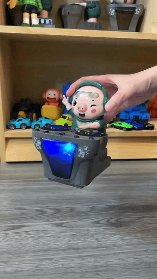 DJ Pig Toy with Music, Lights & Dancing
