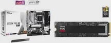 ASRock B650M Pro RS WiFi AM5 Micro ATX Motherboard | SAMSUNG SSD 9100 PRO 1TB, PCIe 5.0x4 M.2 2280, Seq. Read Speeds Up to 14,800MB/s