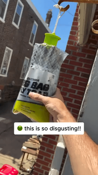 Disposable Hanging Fly Trap for Outdoor Pest Control