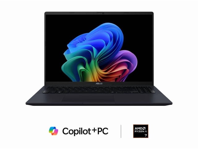Asus VivoBook 16" Copilot+ PC Laptop: 16" (1920 x 1200) 60Hz Display, AMD Ryzen AI 7 350, 16GB DDR5 RAM, 512GB SSD, Windows 11 Home. Now