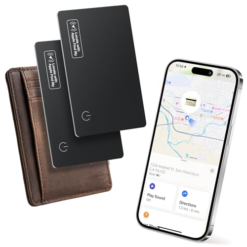 Amazon US - 56% OFF - Credit Card Size Wallet Tracker (2-Pack!) works with Apple Find My