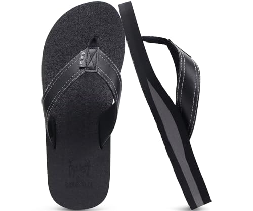 -30% OFF on a Best Seller Men’s Leather Flip Flops w/ Arch Support (KuaiLu)