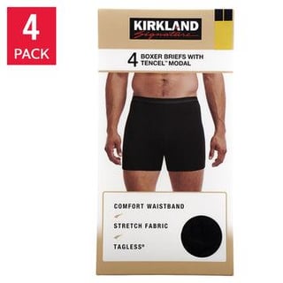 New Kirkland Signature Boxer Briefs: Tencel Modal. 4-pack